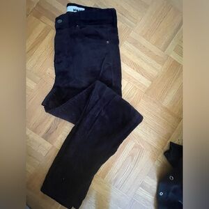 Moto Black corduroy skinny pants